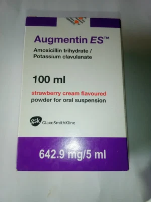 Augmentin E.s 642.9mg/5ml Suspension