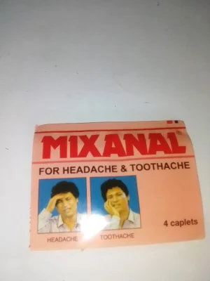 Mixanal Tablet (paracetamol 500mg + Guaranine)