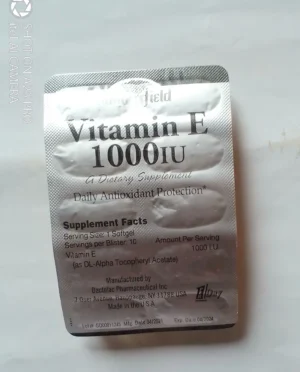 Natures Field Vitamin E 1000iu Softgels