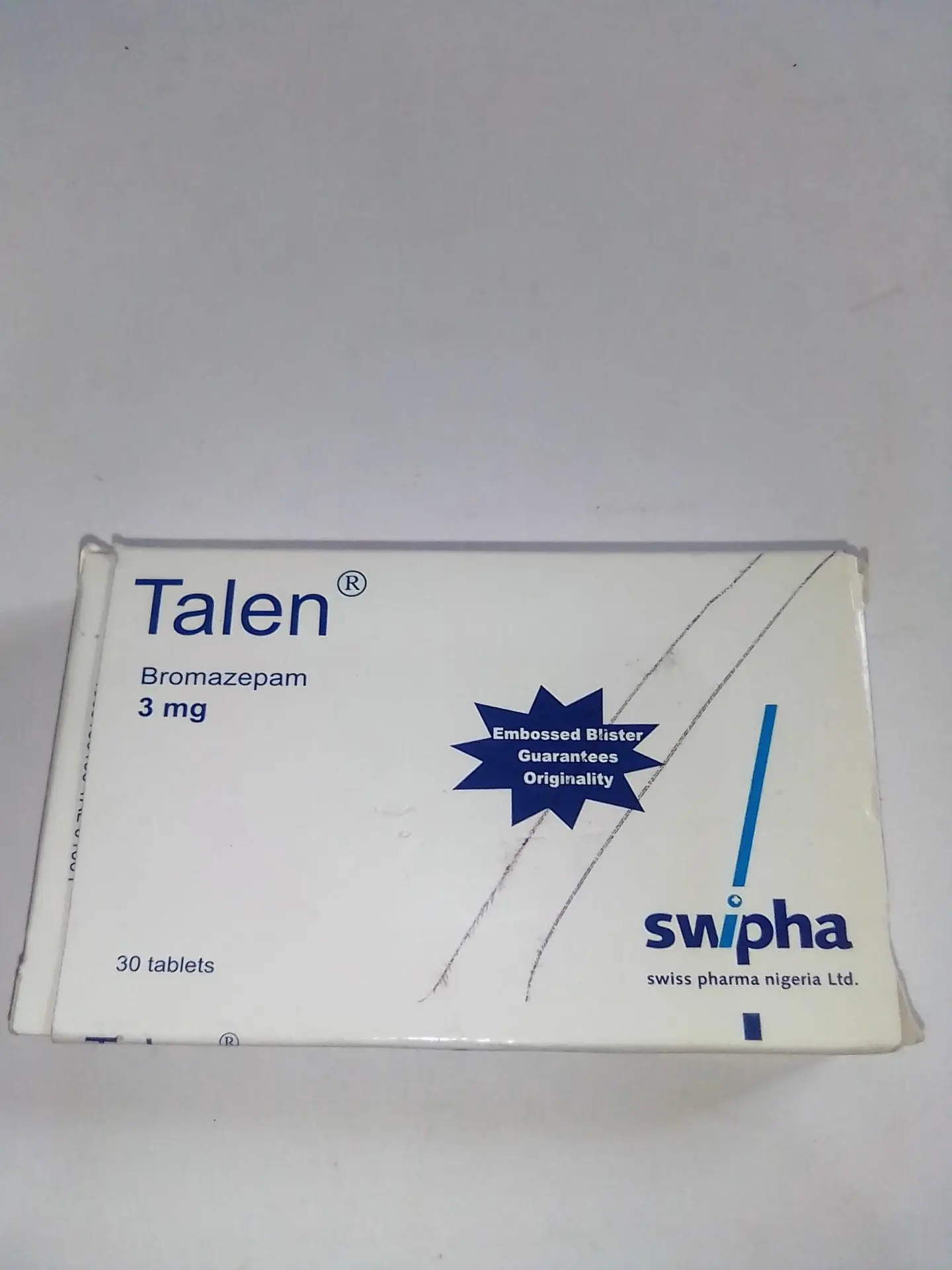 Talen Bromazepam 3mg Tablet