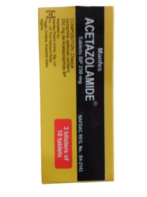 Acetazolamide 250mg Tablet