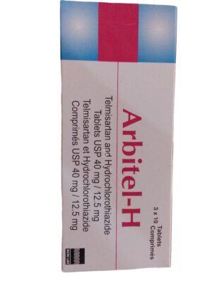 Arbitel-h Telmisartan/hydrochlorothiazide 40mg/12.5mg