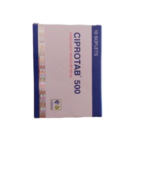 Ciprotab 500mg X 10 Tablet (ciprofloxacin)