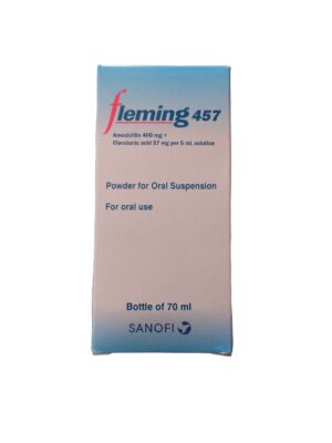 Fleming 457mg Suspension (amoxicillin 400mg + Clavulanic Acid 57mg)