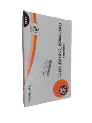 Sam Jones Clarithromycin 500mg Tablets (clarithromycin)