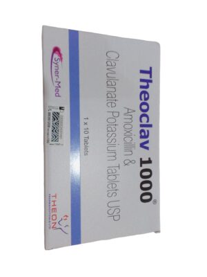 Theoclav 1000 Tablet (amox. 875mg + Clavulanate 125mg)