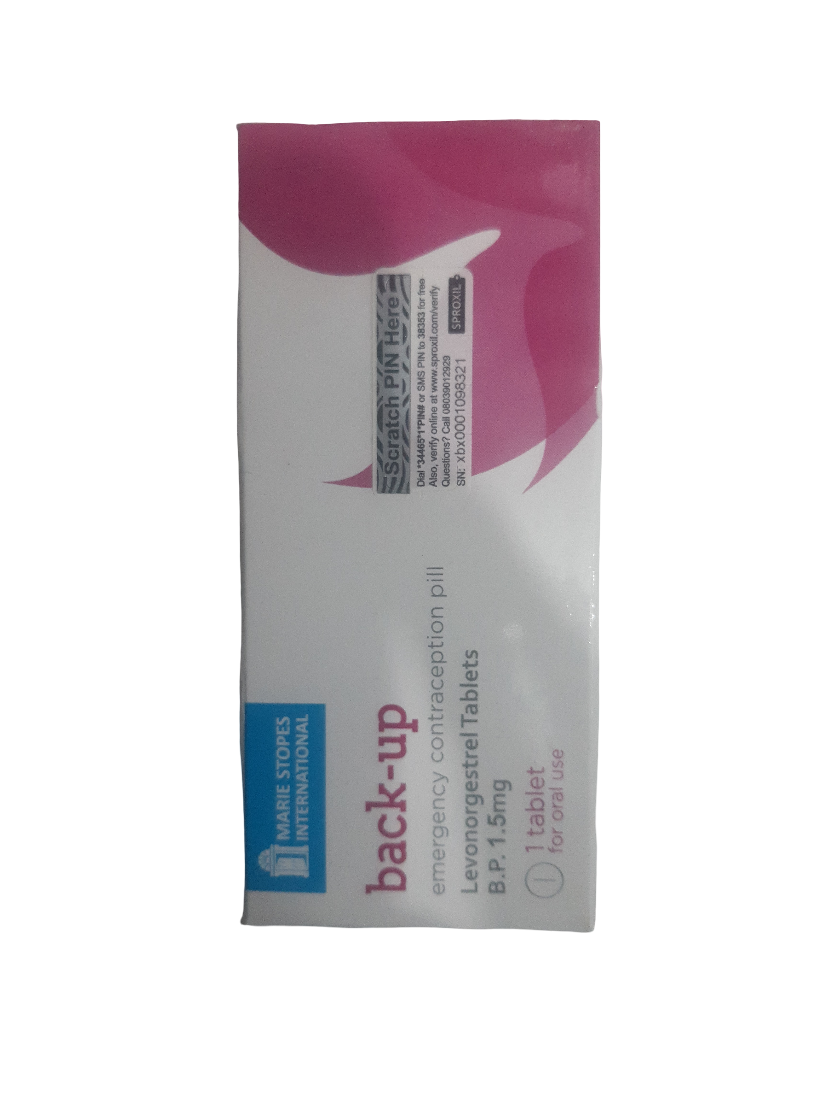 Back-up Levonorgestrel 1.5mg Tablet