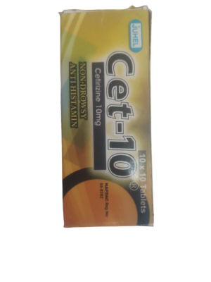 Cet-10 10mg Tablet (cetrizine)