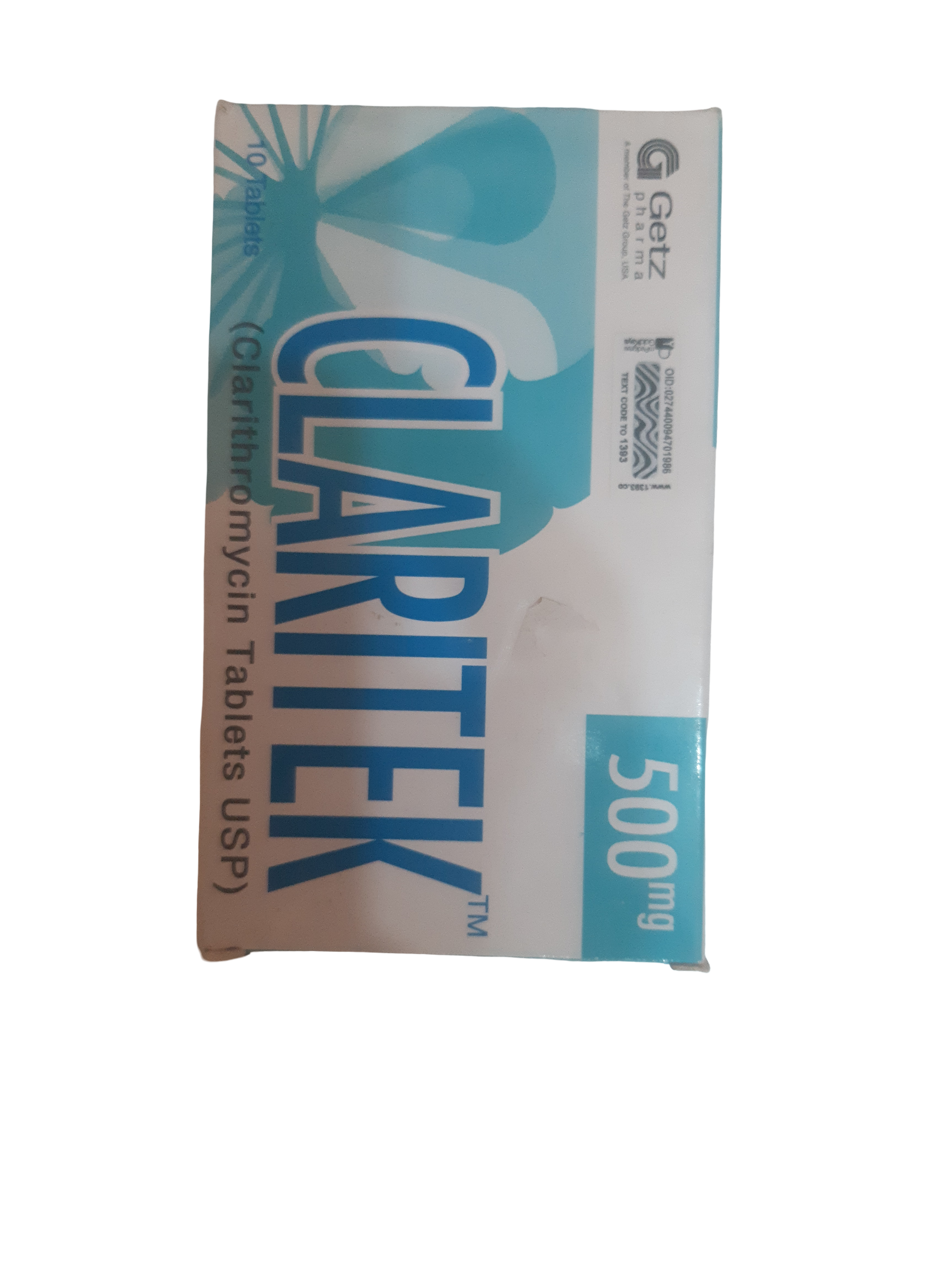 Claritek 500mg Tablet (clarythromycin)