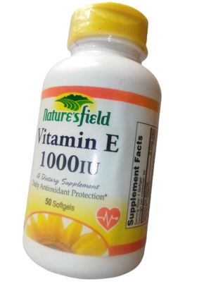 Natures Field Vitamin E 1000iu By 50