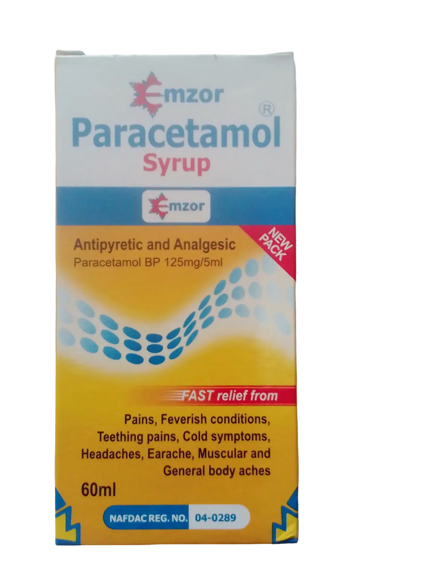 Emzor Paracetamol 100mg/5ml Syrup