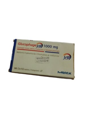 Glucophage Xr 1000mg Tablets