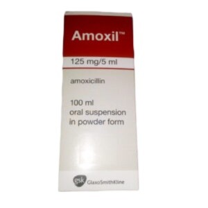 Beecham Amoxil 125mg/5ml Suspension (amoxicillin)