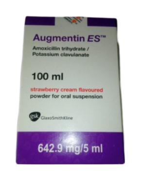 Augmentin E.s 642.9mg/5ml Suspension