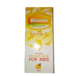 Biosea 220ml Cod Liver Oil Orange With Omega 3