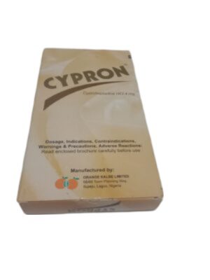 Cypron Capules (cyproheptadine Hydrochloride 4mg)