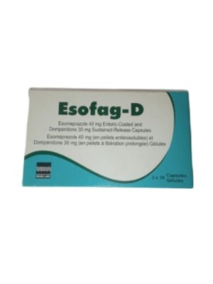Esofag-kit (esomeprazole +amoxicillin + Clarithromycin)