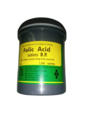 Folic Acid 5mg Bp. Tablet