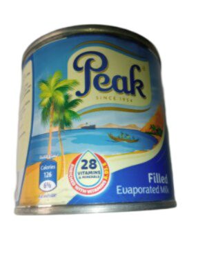 Peak Filled Liquid Milk Tin